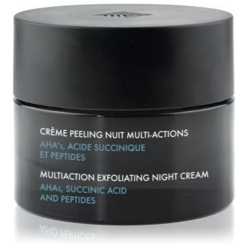 DermActe Treat Multiaction Exfoliating Night Cream exfoliant crema de noapte pentru strălucirea și netezirea pielii