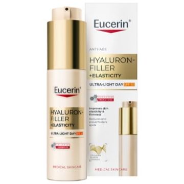 Eucerin Hyaluron-Filler + Elasticity crema de zi usoara SPF 50