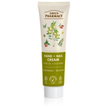 Green Pharmacy Olive & Goji Berry Hand & Nail Cream crema de maini