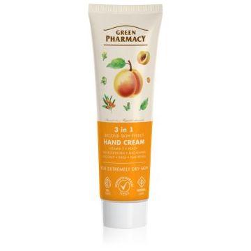 Green Pharmacy Peach maini si unghii pentru piele uscata