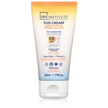 IDC Institute Sun Cream crema pentru protecție solară rezistenta la apa SPF 50