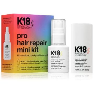K18 Molecular Repair Mini Kit set cadou pentru par deteriorat