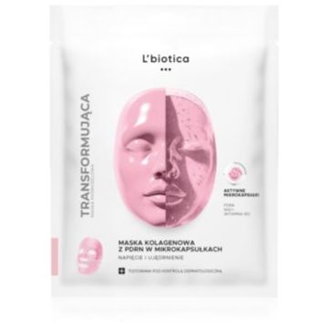 L’biotica Transforming Collagen Mask with PDRN in Microcapsules masca de colagen pentru fermitatea pielii