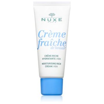 Nuxe Crème Fraîche de Beauté Moisturizing Rich Cream produs hrănitor pentru ten uscat sensibil si foarte uscat