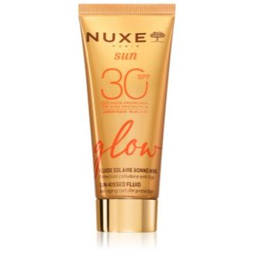 Nuxe Sun Glow fluid protector tonifiant pentru față SPF 30