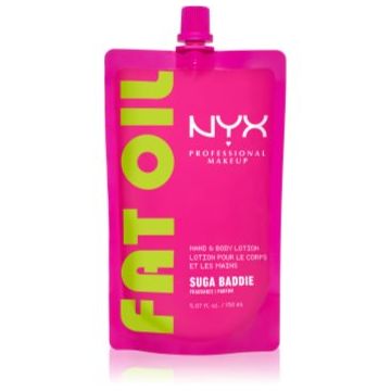 NYX Professional Makeup Fat Oil Body lapte hidratant pentru maini si corp