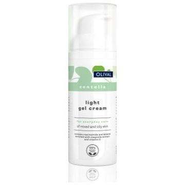 Olival Centella gel crema deschisa pentru piele mixta spre grasa