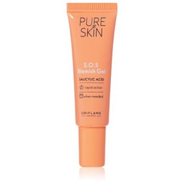 Oriflame Pure Skin gel împotriva imperfecțiunilor cu efect calmant