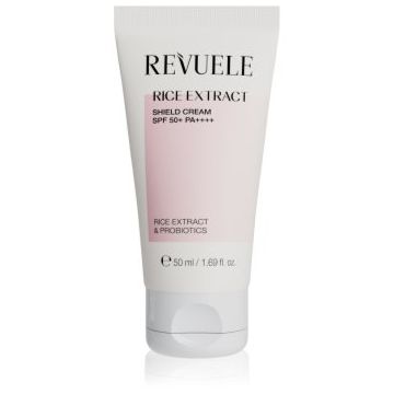 Revuele Rice Extract Shield Cream SPF 50+ PA++++ crema protectoare pentru fata SPF 50+