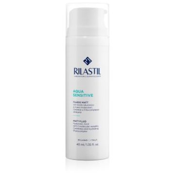 Rilastil Aqua Sensitive fluid matifiant hidratant pentru piele sensibila predispusa la acnee