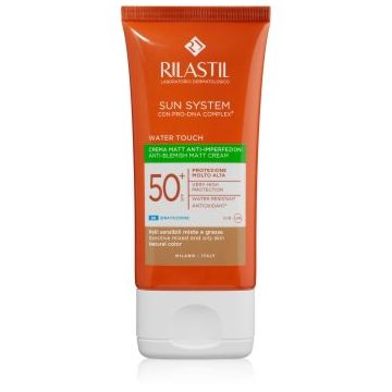 Rilastil Sun System Water Touch crema de fata cu efect de protectie pentru ten gras și mixt