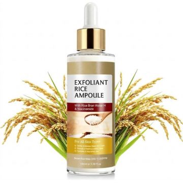 Ser Exfoliant Iluminator cu Apa de Orez Brun si Niacinamide, 100ml