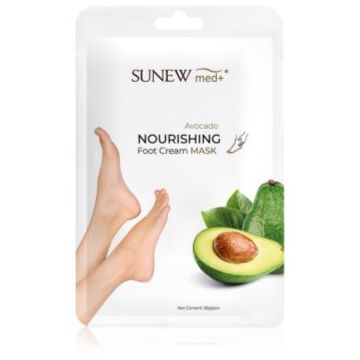 SUNEWMED+ Moisturising Foot Mask with Avocado Oil Sosete cu efect de hidratare pentru tălpile picioarelor