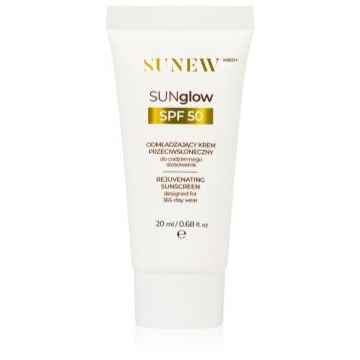 SUNEWMED+ SUNglow Anti-Aging Face Sunscreen SPF 50 cremă pentru plaja cu efect de intinerire
