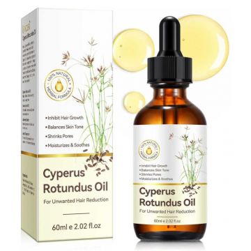 Ulei pentru Reducerea Cresterii Parului Nedorit, Cyperus Rotundus, 60 ml