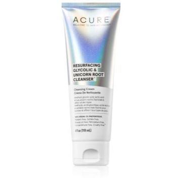 ACURE Resurfacing Glycolic & Unicorn Root cremă de curățare faciale