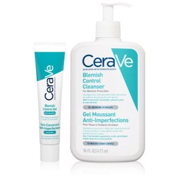 CeraVe Blemish Control Cleanser set impotriva imperfectiunilor pielii