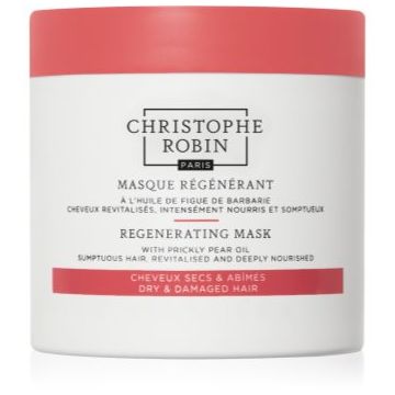 Christophe Robin Regenerating Mask with Prickly Pear Oil masca pentru regenerare pentru par uscat, deteriorat si tratat chimic