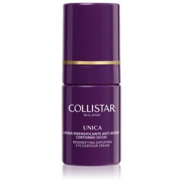 Collistar Unica Redensifying Draining Anti-Bags Eye Contour cremă iluminatoare împotriva cearcănelor și a pungilor de sub ochi
