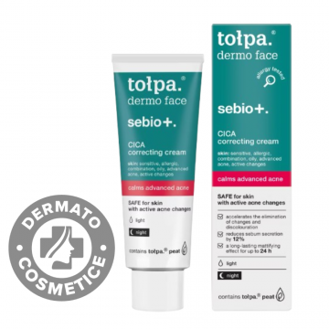 Crema corectoare pentru imperfectiuni Cica Dermo Face Sebio+, 40ml, Tołpa