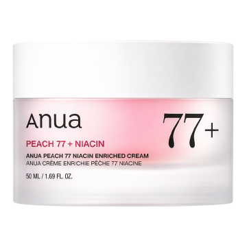 Crema de fata Peach 77 Niacin Enriched, 50 ml, Anua