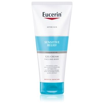 Eucerin Sensitive Relief crema gel dupa expunerea la soare