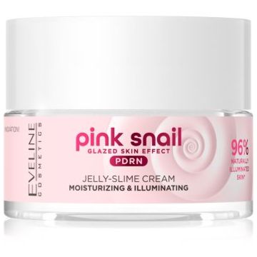 Eveline Cosmetics Pink Snail Glazed Skin Effect crema iluminatoare