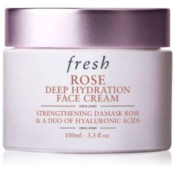 fresh Rose Deep Hydration Face Cream crema de fata hidratanta cu acid hialuronic