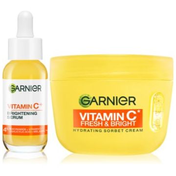 Garnier Vitamin C set pentru luminozitate si hidratare
