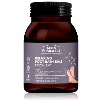 Green Pharmacy Foot Care Relaxing Foot Bath Salt sare de baie relaxanta pentru picioare