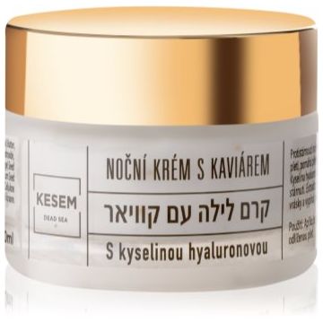 KESEM Night Cream with Caviar and Hyaluronic Acid crema de noapte cu caviar și acid hialuronic