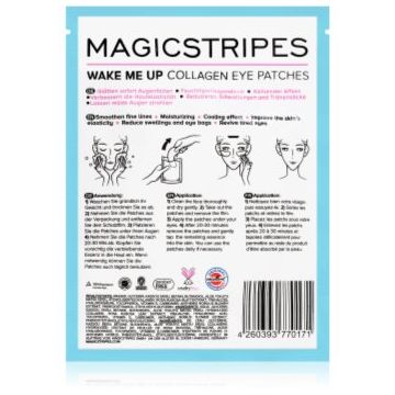 MAGICSTRIPES Wake Me Up Collagen Eye Patches Masca de colagen pentru ochi semne de oboseala