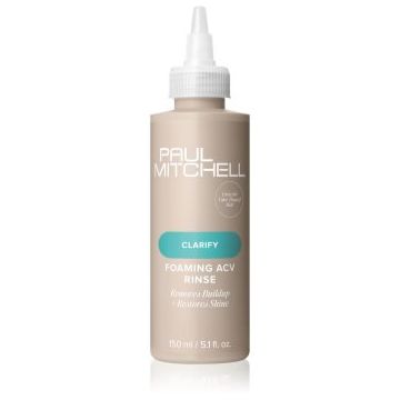 Paul Mitchell Clarify Foaming ACV Rince gel exfoliant delicat pentru păr