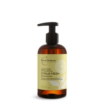 Sapun lichid cu citrice Citrus Fresh, 250ml, Sirra Organics