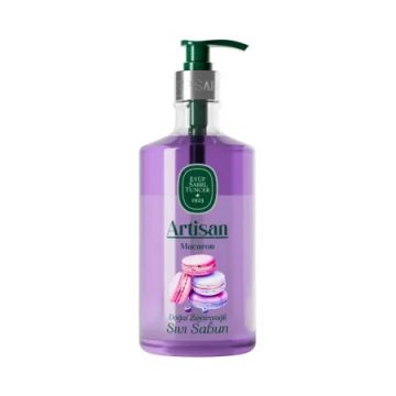 Sapun lichid cu ulei natural de masline Macaron Artisan, 600ml, Eyüp Sabri Tuncer