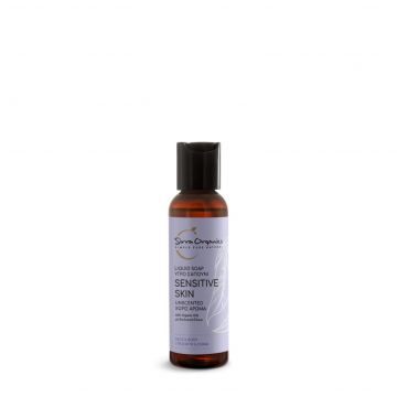 Sapun lichid pentru piele sensibila, 60ml, Sirra Organics