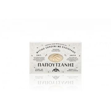 Sapun traditional din ulei de masline Fildes, 125g, Papoutsanis