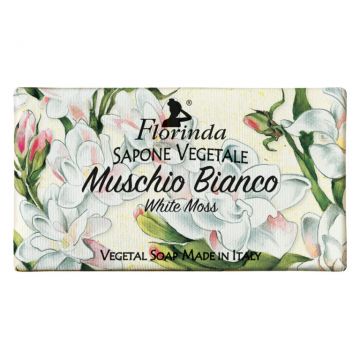 Sapun vegetal cu mosc alb, 100g, Florinda