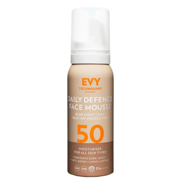 Spuma de fata cu SPF 50 Daily Defence Mousse, 75 ml, Evy